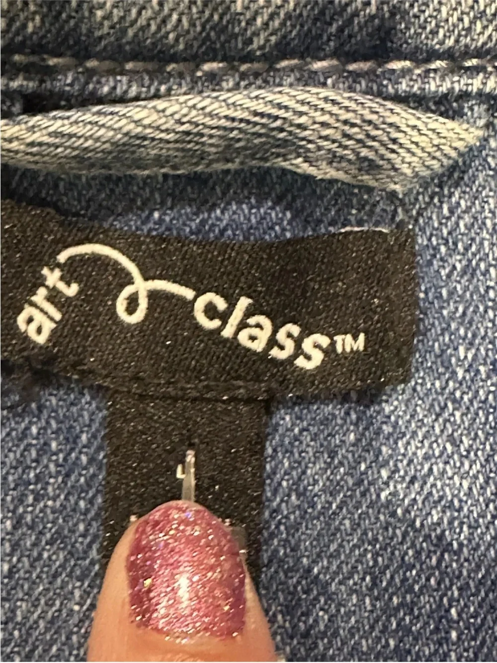 Art class girls size large Jean jacket
